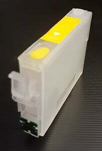 Yellow Refillable compatible for use in WF-7710 WF-7720 empty 