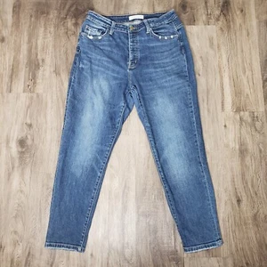 Flying Monkey Y3905 Cropped Ankle Stretch Mom Jeans Women's 30 - Picture 1 of 9