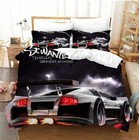 Cool Racing Car Luxury Duvet/Quilt/Doona Cover Single/Double/Queen/King Bed Set