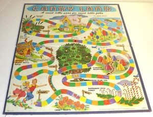 Vintage 1962 Candy Land Candyland Brettspiel 4403-X ~ nur Ersatzbrett - Bild 1 von 11
