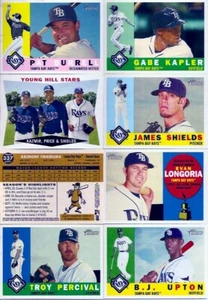 2009 Topps Heritage Tampa Bay Rays Regular + Update Team Set (19) - Bild 1 von 1