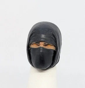Fwoosh Iconos Articulados Básico Ninja Cabeza Negra 6" Forraje Personalizado 1/12 - Imagen 1 de 2