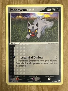 Poochyena - 65/109 Pokemon EX Ruby and Sapphire LP ITALIAN - Picture 1 of 2