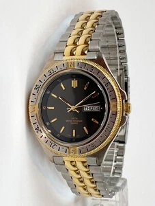 Reloj Pulsera Hombre Vintage Dos Tonos 0440TX. Como nuevo. ¡Funciona muy bien! - Imagen 1 de 2