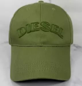 Men's Diesel Industry Green Hat Cap One Size - Imagen 1 de 7