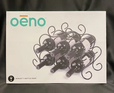 OENOPILIA oeno Estante para Vinos de Metal Negro MINUET 7 Portabotellas  Foto 1 de 4