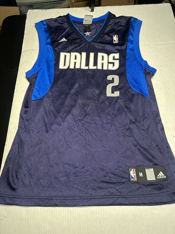 Dallas Maverick’s Jason Kidd #2 Jersey Men’s Medium. Printed Adidas Black Cover