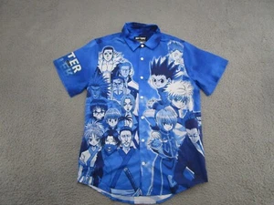 Hot Topic Hunter x Button Up Shirt Hawaiian All Over Print Men’s Size Medium - Picture 1 of 9