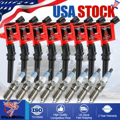 8X Ignition Coils DG508 & Spark Plugs For Ford F150 Crown Victoria 4.6/5.4/6.8L - Image 1 of 4