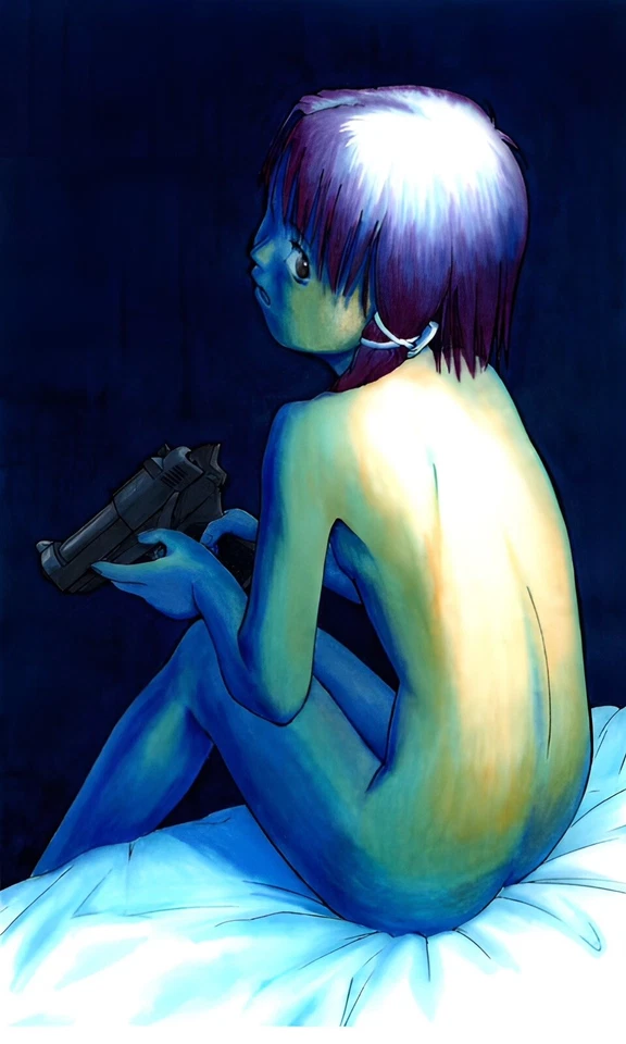 Serial Experiments Lain Poster Yoshitoshi ABe RARE Created For The Wired - Image 1 of 1