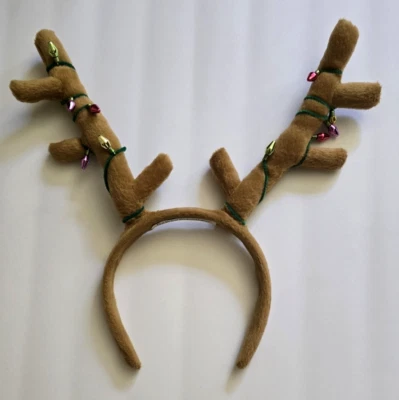 Reindeer Ears Headband Antler Christmas Party - THE GREAT PRETEND EARS - VTG - Image 1 of 4