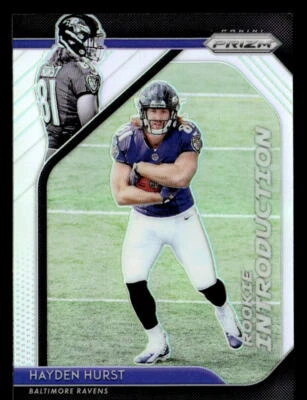 Hayden Hurst 2018 Panini Prizm Rookie Introduction  Card #RI-8 Baltimore Ravens - Image 1 of 2