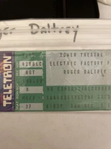 roger daltrey ticket stub - Picture 1 of 3