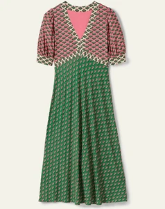 💐🏵️🌺Boden neuwertiges Kleid Jerseykleid Eva Gr. 14P Gr 40 - Bild 1 von 12