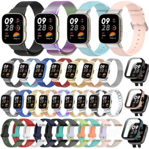 For Xiaomi Mi Watch Lite 3/Redmi Watch 3 Leather/Silicone/Metal Stap Band/Case - Picture 1 of 276