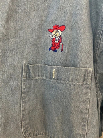 Ole Miss shirt - Denim - large Cover