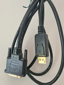 Male DisplayPort to Male DVI Cable - 3 Metres - Bild 1 von 5