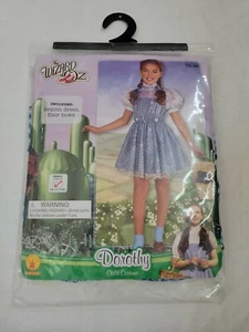 The Wizard of Oz Girls Dorothy Halloween Costume Dress & Bows- 4-6 Small #5017 - Picture 1 of 4