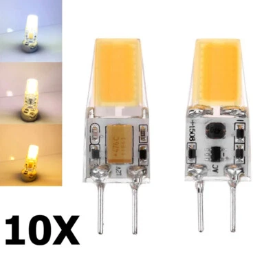 10X Mini GY6.35 LED Silicone Lamp 5W Chandelier Cool White 360 Degree Beam Angle - Image 1 of 4