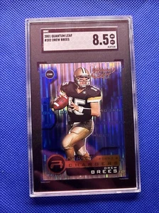 2001 Topps Quantum Leaf Drew Bree’s 202 SGC 8.5 - Picture 1 of 2