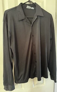 👔👔Guess Mens Size M Black Button Front Dress Casual Shirt 👔 👔 - Picture 1 of 6