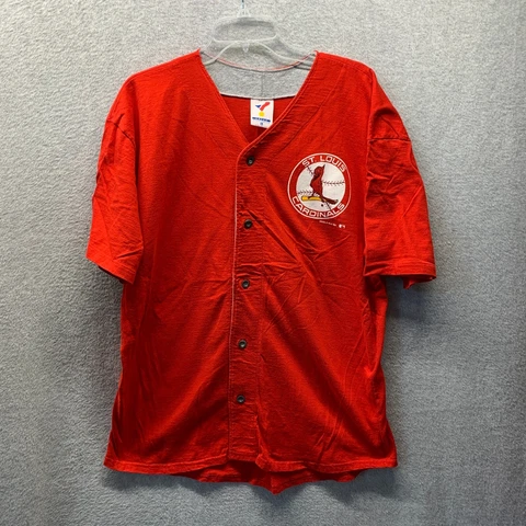 Vintage St Louis Cardinals Jersey Adult Large Red Mens 1994 90s Baseball USA Cover