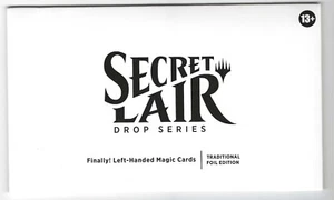 MTG Secret Lair Finally! Left-Handed Magic Cards [SEALED FOIL] Magic Gathering - Picture 1 of 2