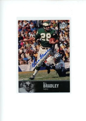 1997 Upper Deck NFL Legends Bill Bradley #AL-43 Autograph Auto A - Image 1 of 2