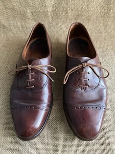 Crockett & Jones ASHTON Womens Brown Leather Derby Shoes Size UK 6 || EU 39 - Picture 1 of 13