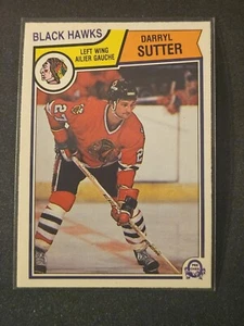 83-84 O-Pee-Chee Darryl Sutter 3rd Year Card 🚨🚨🚨 Chicago Blackhawks - Picture 1 of 4