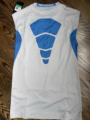 Nike Pro Combat Compression Dri-Fit Sleeveless Mens XL 535317 HyperCool Football - Image 1 of 4