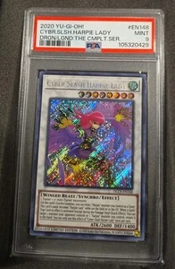 YUGIOH! CYBER SLASH HARPIE LADY DLCS-EN148 LIMITED EDITION GRADED PSA 9 MINT - Picture 1 of 3