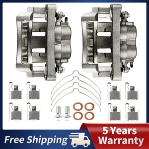 Front Brake Calipers w/ Bracket for Ford F250 F350 Excursion Set of 2 18B4791 - Picture 1 of 18