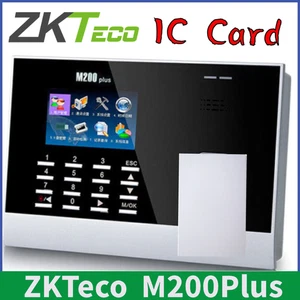 ZKTeco M200Plus TCP/IP 2.8 inch Screen Time clock Time Attendance M200Plus+IC - Picture 1 of 5