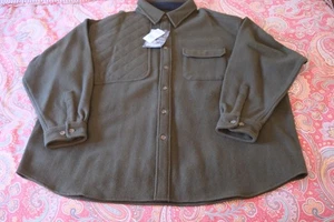 NEW Woolrich Vintage Men’s 3XL Wool Heavy Button Up Shooting Shirt Jacket Loden - Picture 1 of 15