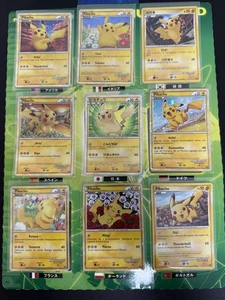 2010 Pikachu Japanese Green PW5 Pikachu World Collection Complete Set Used - Picture 1 of 24
