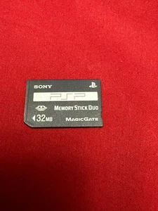 Sony PSP 32MB Memory Stick Duo Card. Free ship - Picture 1 of 3