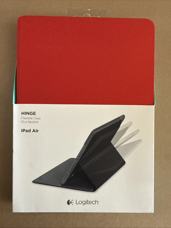 Logitech Funda Bisagra para iPad Air Mars Rojo 939-001389 Funda Flexible Cualquier Ángulo Nueva Foto 1 de 4
