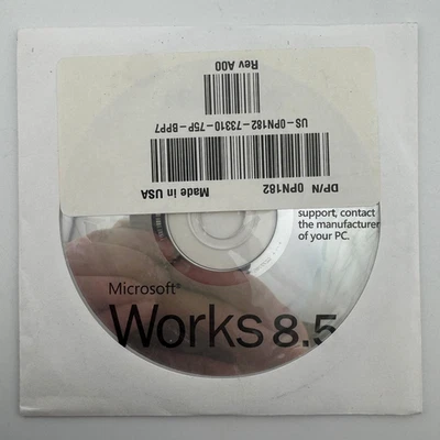 Microsoft Works 8.5 - Brand New & Sealed - Includes COA - Image 1 of 4