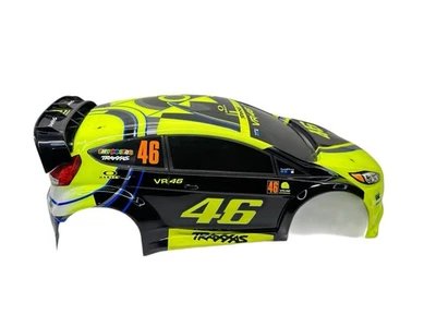 Rare Traxxas Rally 1/10 Scale Valentino Rossi VR46 Body Rc Part #16921 - Image 1 of 4
