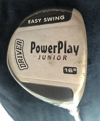 YOUTH POWER PLAY EASY SWING JUNIOR 16 DEG DRIVER 39.5” RH GOLF CLUB EXCELLENT - Image 1 of 4