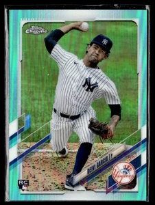 Deivi Garcia 2021 Topps Chrome Aqua Refractor RC /199 #85 New York Yankees - Bild 1 von 3