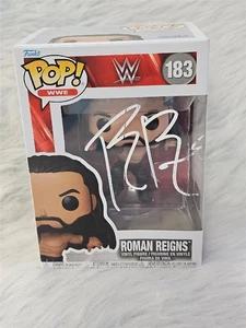 ROMAN REIGNS HANDSIGNIERT WWE WRESLTING FUNKO POP! #183 HANDSIGNIERTE FIGUR MIT COA - Bild 1 von 10