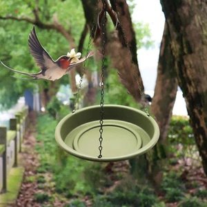 Vogelfutterhaus zum Aufhängen und Kette wetterfest mit Haken für Garten Baum Outdoor - Bild 1 von 14