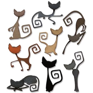 Sizzx Thinlits Die Set 16PK Mischievous by Tim Holtz | 665996 | Chapter 3 202... - Picture 1 of 5