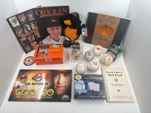 Baltimore Orioles Baseball Erinnerungsstücke Lot Cal Ripken Jr Elrod Hendricks Autogramm - Bild 1 von 24