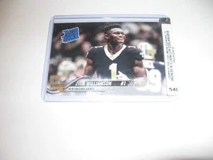 ZION WILLIAMSON "NEW ORLEANS SAINTS" -RATED RC- CARD "MINT!" -VERSIEGELT -NUMMERIERT - Bild 1 von 2