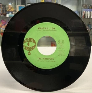 Soul Clock The Whispers Wha Will I Do 7” Single Record - Picture 1 of 6