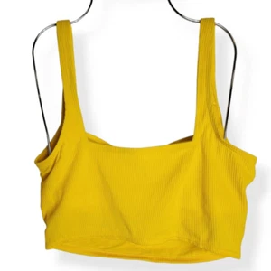 Xhilaration Yellow Bikini Top Large 8-10 - Picture 1 of 3