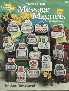 American School of Needlework Botschaft Magnete auf Vinyl-Gewebe Buch # 3615 - Bild 1 von 2